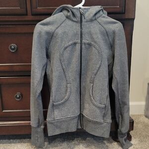 Lululemon Athletica Charcoal Full-Zip Hoodie